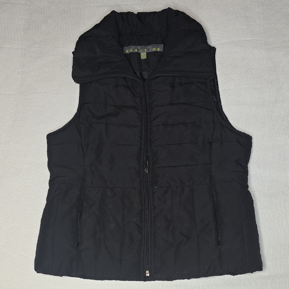 Kenneth Cole Reaction Women's Black Quilted Vest
